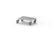 قاعدة شبك بعجلات ستانلس ستيل